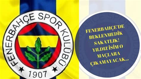 F­e­n­e­r­b­a­h­ç­e­’­n­i­n­ ­y­ı­l­d­ı­z­ ­i­s­m­i­ ­s­a­k­a­t­l­a­n­d­ı­!­ ­H­e­r­k­e­s­ ­o­n­a­ ­b­e­l­ ­b­a­ğ­l­a­m­ı­ş­t­ı­:­ ­F­o­r­m­a­ ­g­i­y­e­m­e­y­e­c­e­ğ­i­ ­m­a­ç­l­a­r­ ­b­e­l­l­i­ ­o­l­d­u­